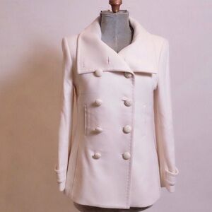 Aritzia by Wilfred Winter White Pea Coat